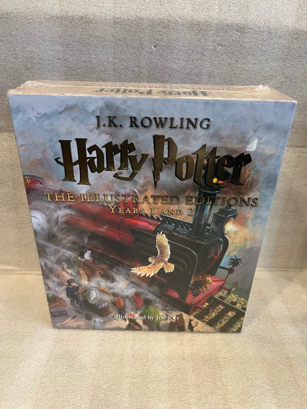 Harry Potter The Illustrated Editions Years 1 & 2 Box Set by Jim Kay Sealed
